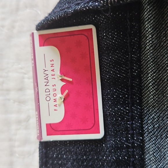 OLD NAVY THE FLIRT WOMENS  DENIM TROUSER NEW WITH TAGS SIZE 12 - Picture 6 of 14